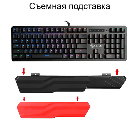 Фотография Клавиатура A4Tech Bloody B975 Black