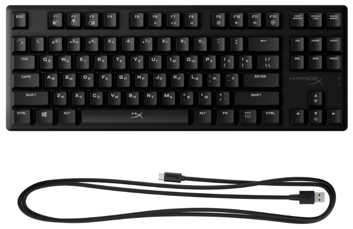 Цена Клавиатура HyperX Alloy Origins Core HX-KB7RDX-RU