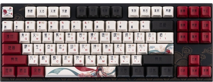 Клавиатура VARMILO VEM87 Beijing Opera EC V2 Daisy (A33A028A8A3A17A025)