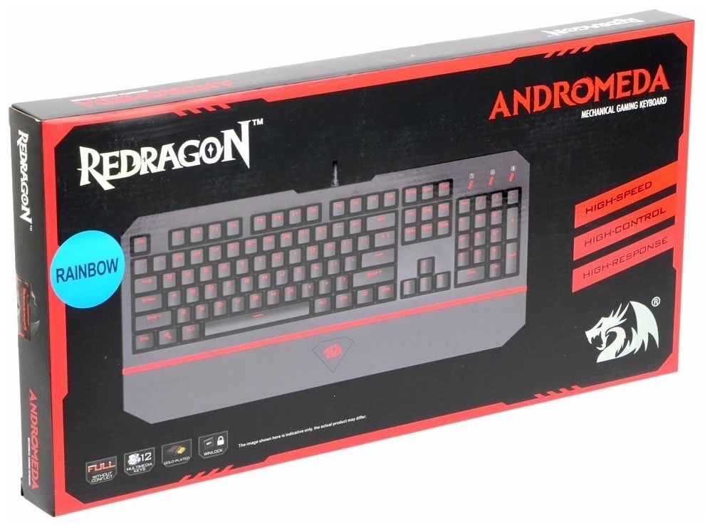 Клавиатура DEFENDER Redragon Andromeda Black (74861) Казахстан
