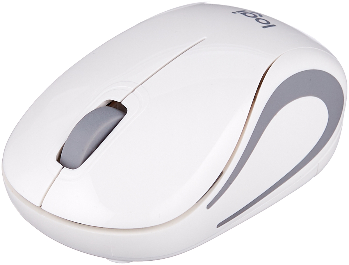 Фото Мышь LOGITECH M187 (910-002735) White