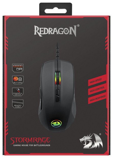 Мышь REDRAGON Stormrage Black Казахстан