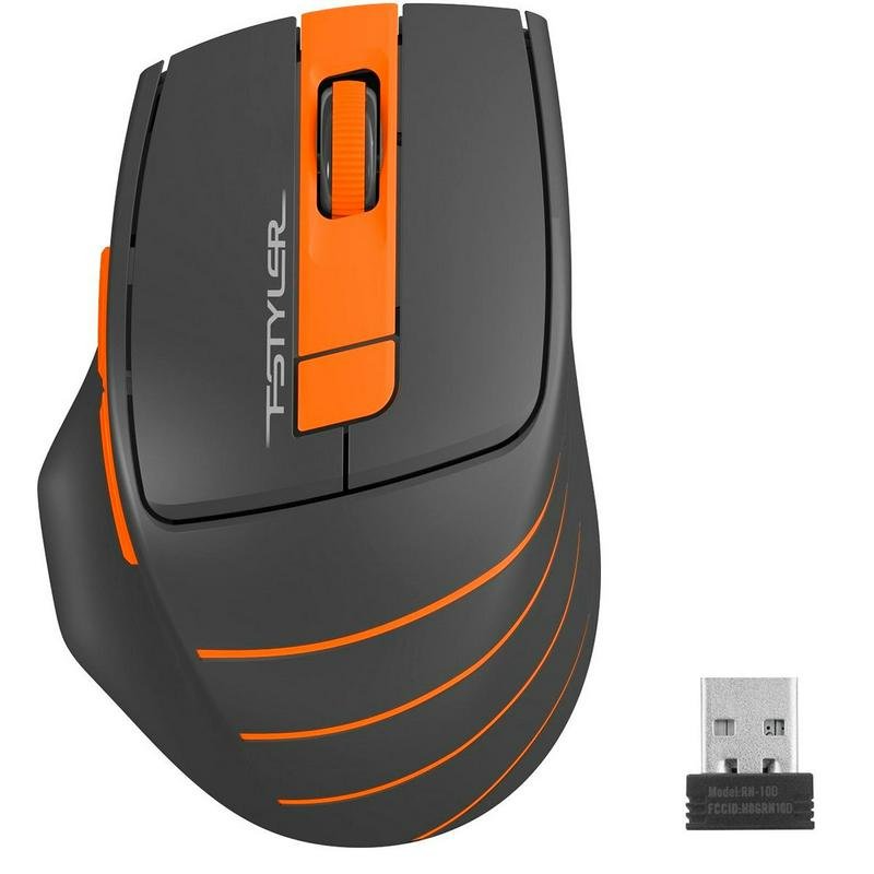 Мышь A4tech FG-30-ORANGE Fstyler