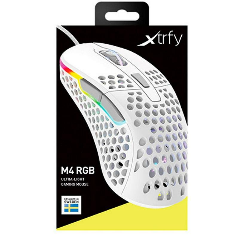 Фото Мышь Xtrfy M4 RGB White (XG-M4-RGB-WHITE)