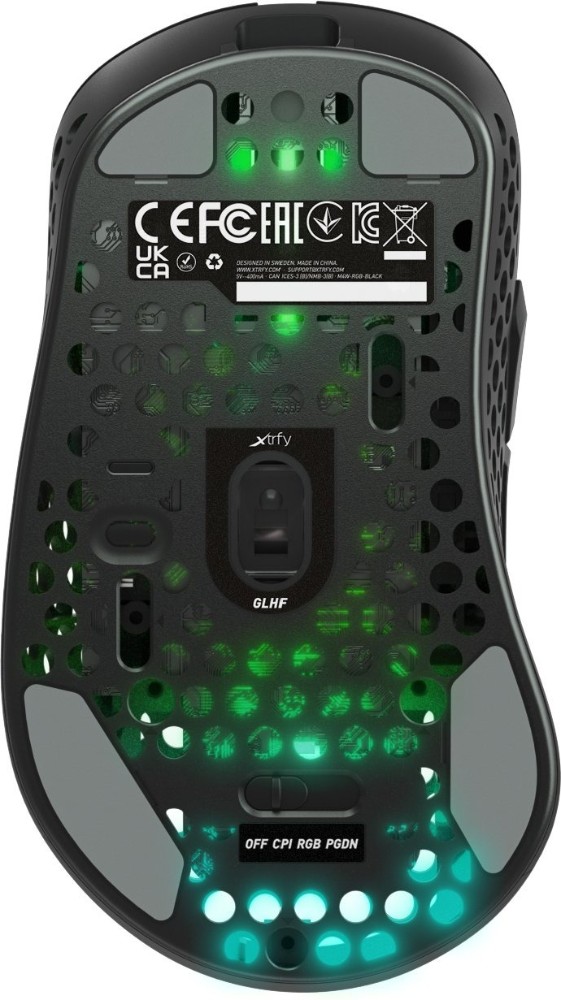 Картинка Мышь Xtrfy M4 RGB WIRELESS Black (XG-M4-WL-BLACK)