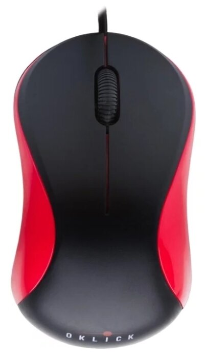 Мышь Oklick 115S black-red