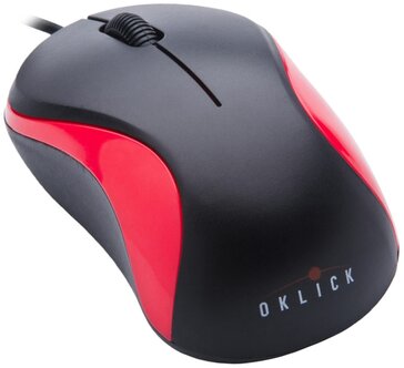 Фото Мышь Oklick 115S black-red