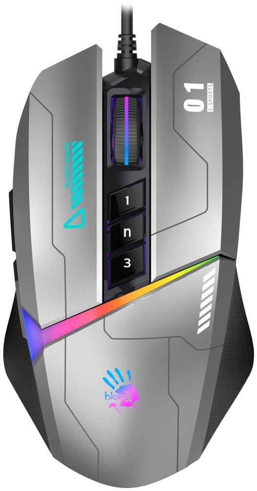 Фото Мышь A4Tech Bloody W60 Max Gun Grey