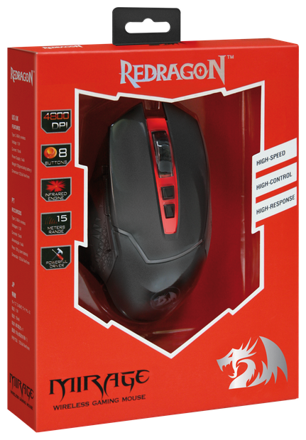 Мышь REDRAGON Mirage Black Казахстан