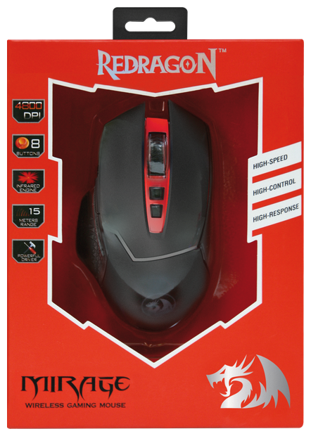 Мышь REDRAGON Mirage Black Казахстан