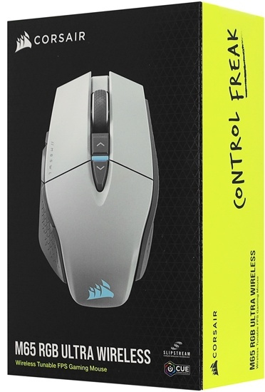 Фотография Мышь CORSAIR M65 RGB Ultra (CH-9319511-EU2) White