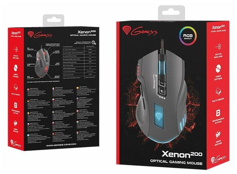 Фотография Мышь GENESIS XENON 200