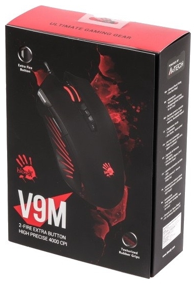 Цена Мышь A4Tech Bloody V9M BLACK