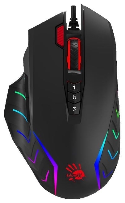 Фото Мышь A4Tech Bloody J95S BLACK RGB