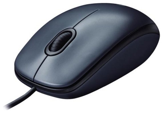 Мышь LOGITECH M100 Optical DARK EER2 (910-005003)