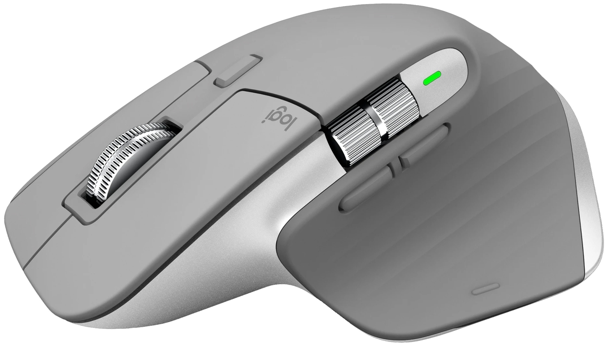 Картинка Мышь LOGITECH Wireless Mouse MX Master 3 Mid Grey 910-005695