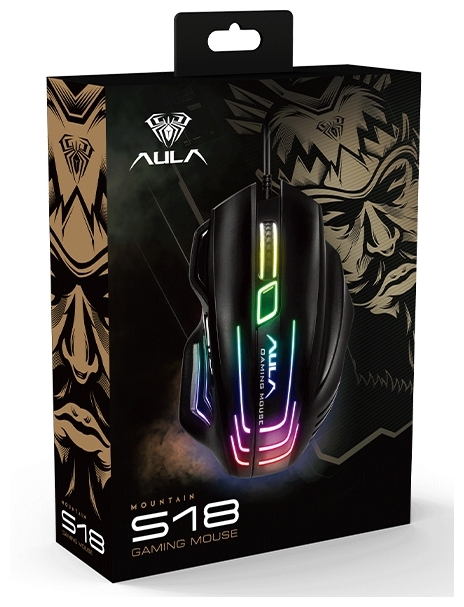 Картинка Мышь AULA S18 Gaming Black