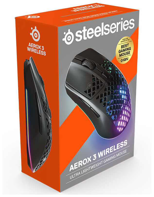 Мышь STEELSERIES Aerox 3 Wireless (2022) Ghost (62610) Казахстан