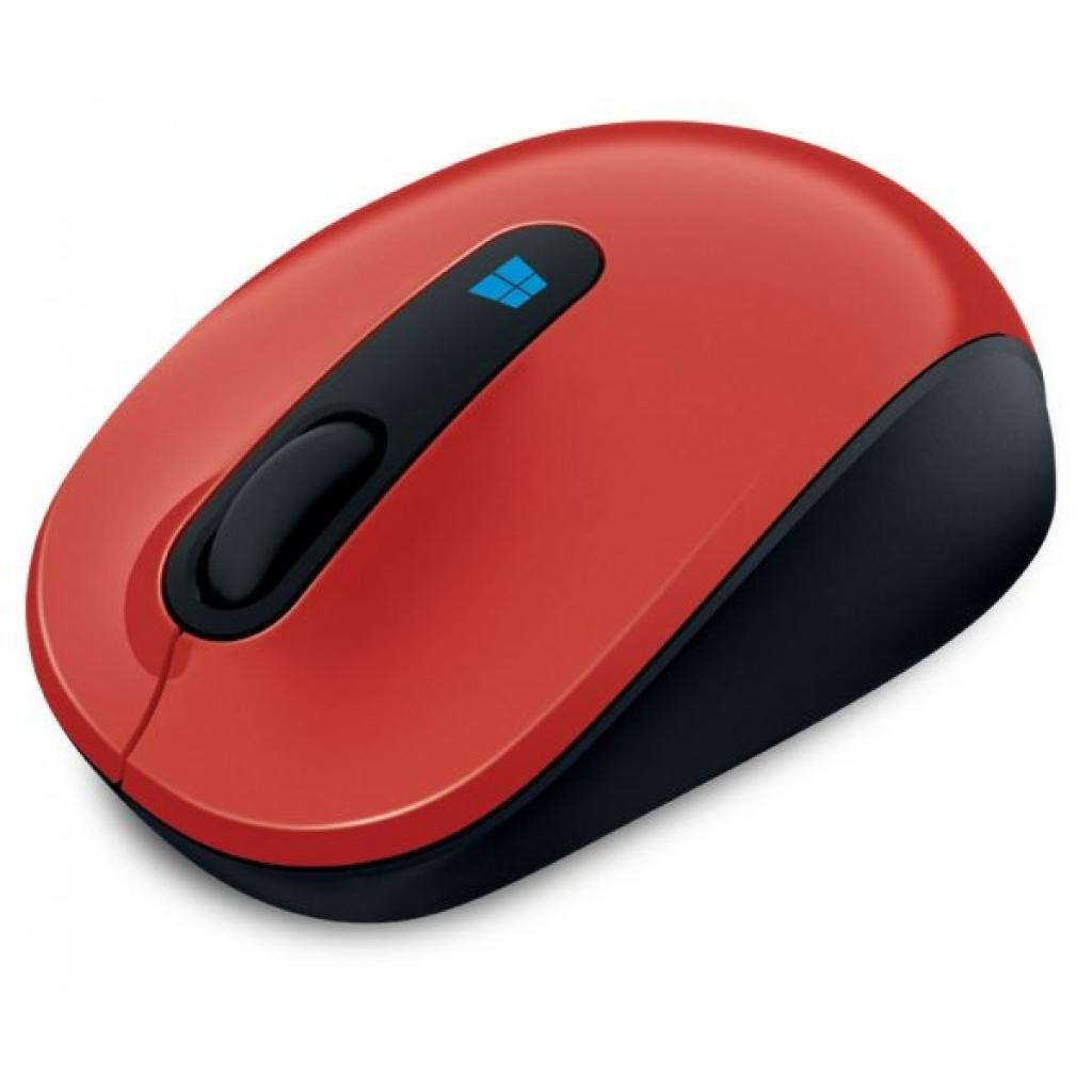 Фотография Мышь MICROSOFT Sculpt Mobile Flame red (43U-00026)