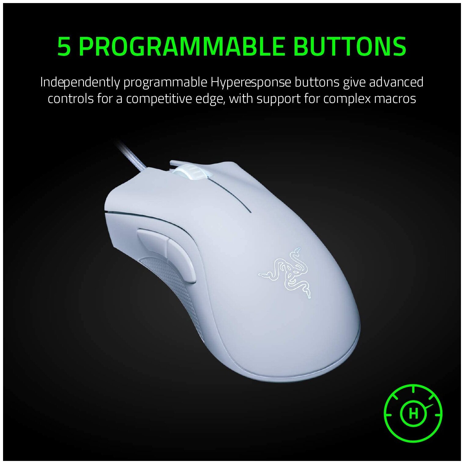 Мышь RAZER DeathAdder Essential White (RZ01-03850200-R3M1) Казахстан