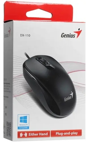 Купить Мышь GENIUS OM DX-110 Genius USB Black (31010116100)
