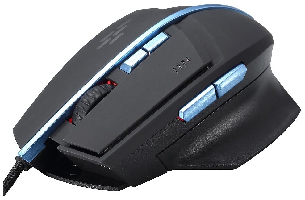 Фотография Мышь CROWN Gaming CMG-02 Black-Blue