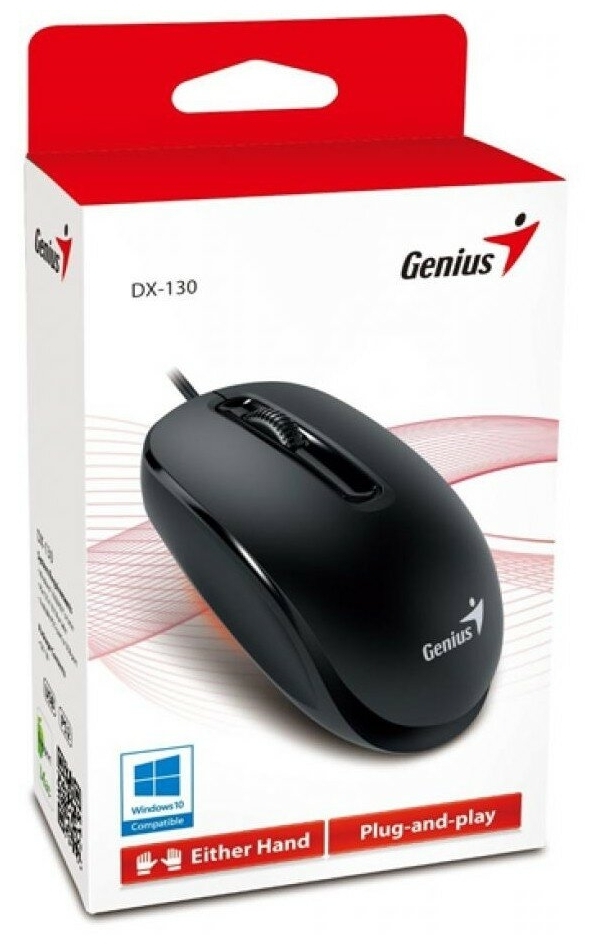 Фотография Мышь GENIUS DX-130 black (31010117100)