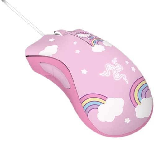 Фотография Мышь RAZER DeathAdder Essential & Goliathus Hello Kitty and Friends Editi + коврик (RZ83-03850100-B3M1)