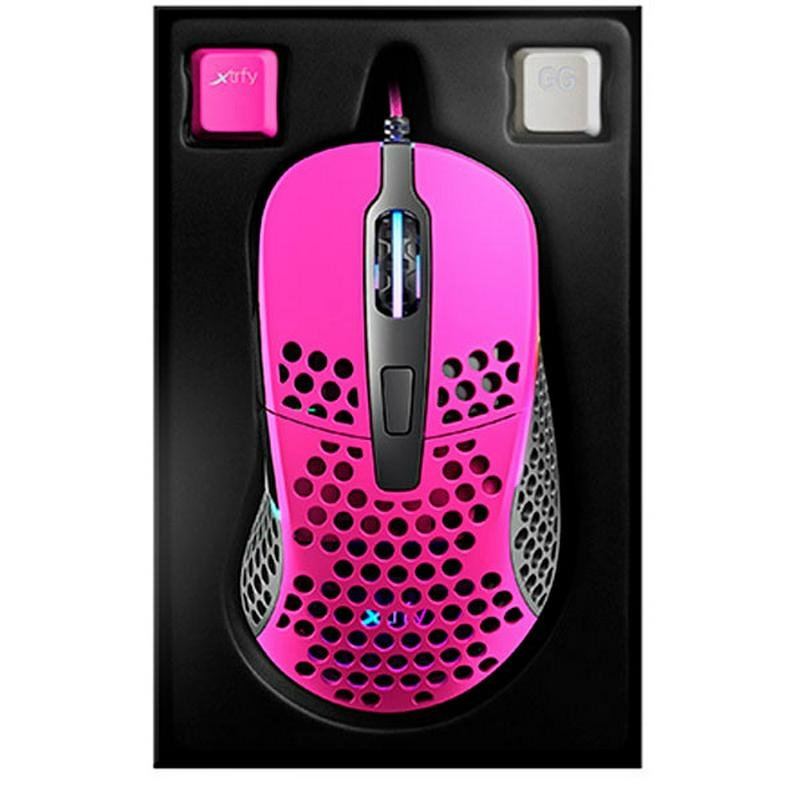 Фотография Мышь Xtrfy M4 RGB, Pink (XG-M4-RGB-PINK)