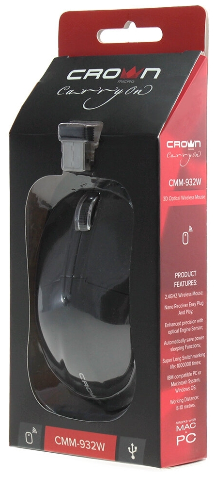 Мышь CROWN CMM-932W заказать