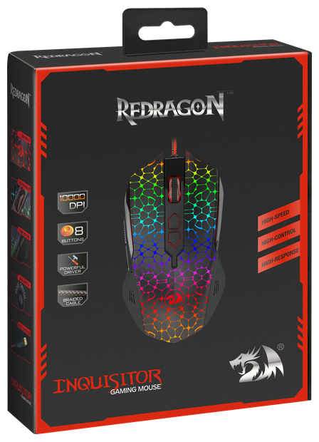 Мышь REDRAGON Inquisitor Black Казахстан