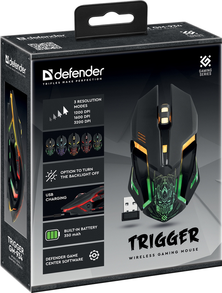Мышь DEFENDER Trigger GM-934 (52934) заказать