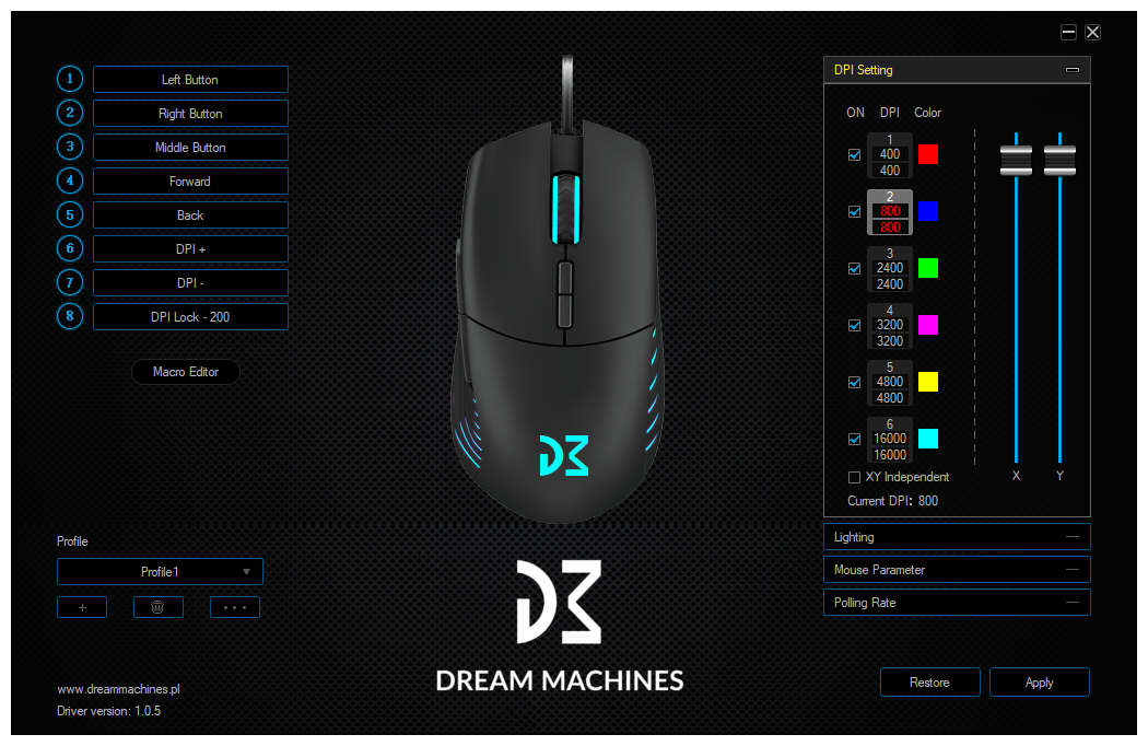 Купить Мышь Dream Machines DM5 Blink