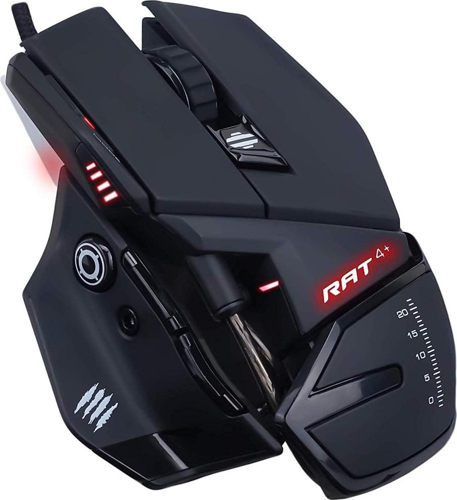 Фото Мышь Mad Catz R.A.T. 4+ Optical 7200 dpi USB Black