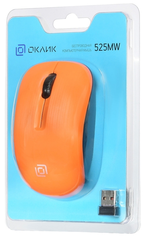 Мышь Oklick 525MW Orange заказать