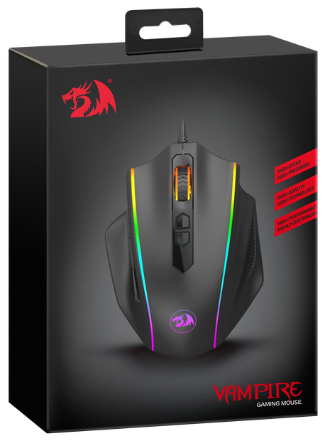 Мышь REDRAGON Vampire RGB Black Казахстан