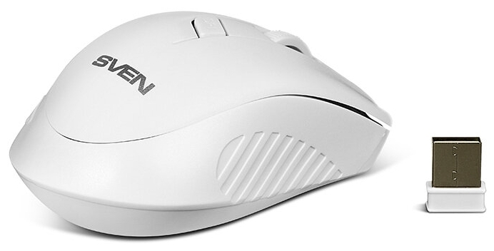 Картинка Мышь SVEN RX-325 Wireless White