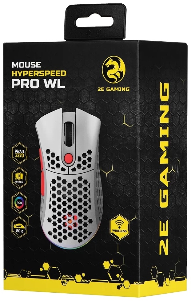 Мышь 2E GAMING HyperSpeed Pro WL RGB Retro White (2E-MGHSPR-WL-WT) Казахстан