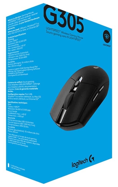 Мышь LOGITECH G305 LIGHTSPEED Black (910-005282) Казахстан