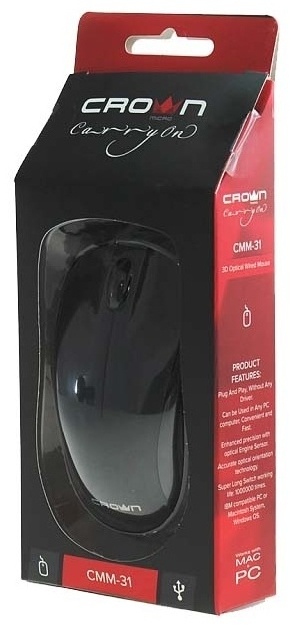 Цена Мышь CROWN CMM-312