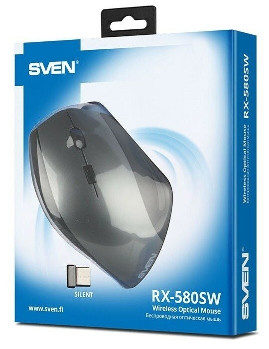 Мышь SVEN RX-580SW Wireless Grey Казахстан