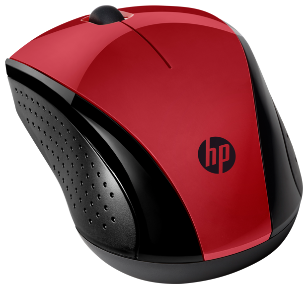 Фото Мышь HP 7KX10AA Wireless Mouse 220 Red