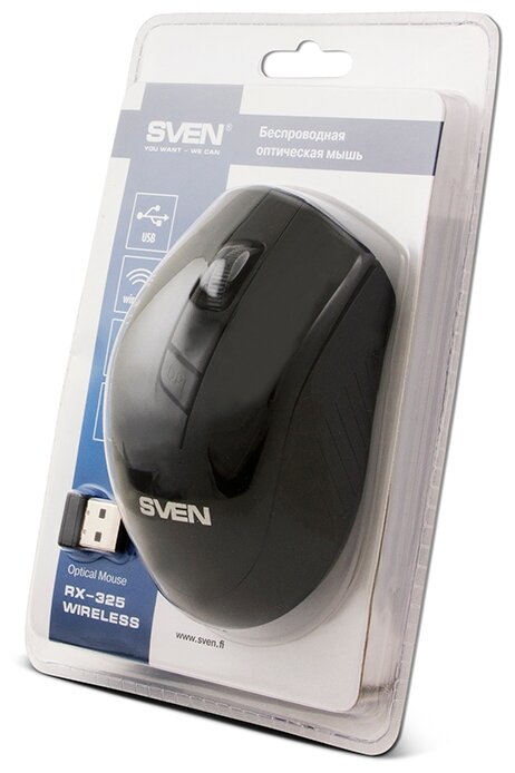 Купить Мышь SVEN RX-325 Wireless Black