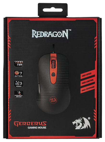 Мышь REDRAGON Gerderus Black Казахстан