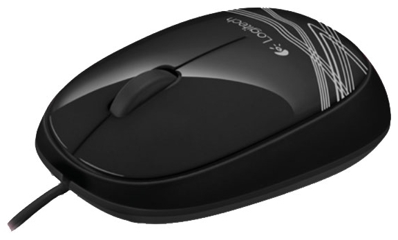 Фотография Мышь LOGITECH M105 (910-002944) Black-White