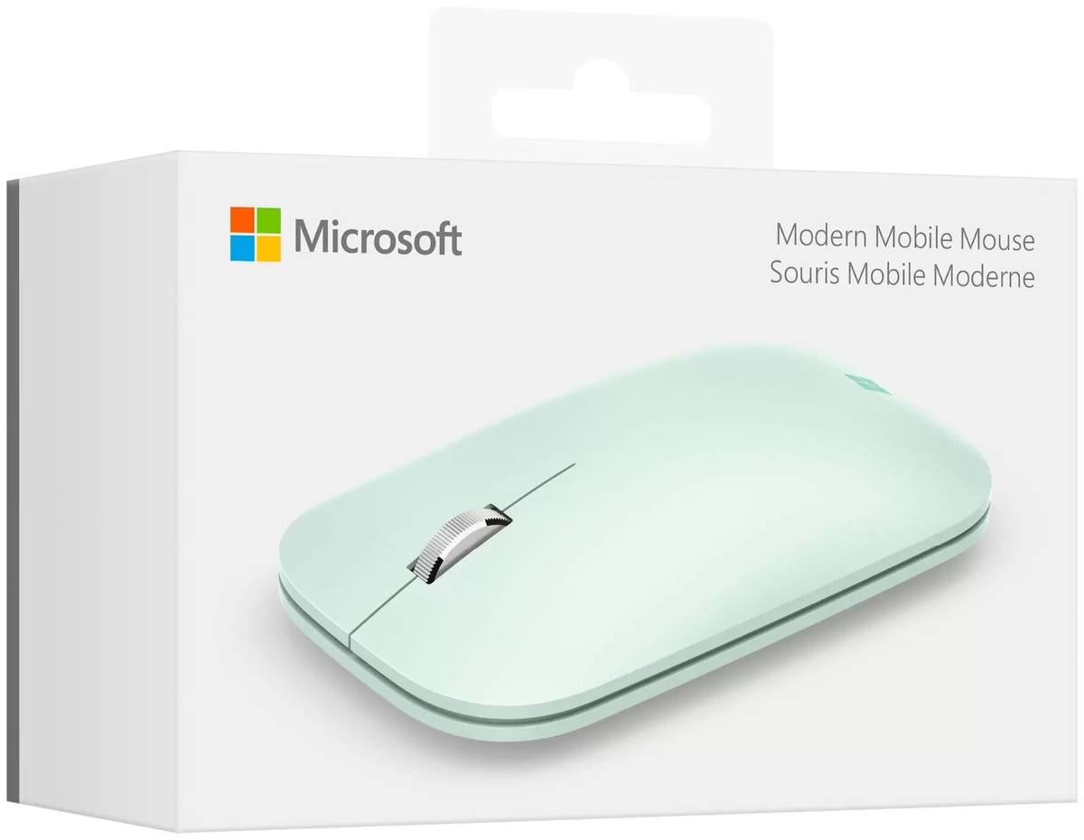 Фотография Мышь MICROSOFT Modern Mobile (KTF-00027) Wireless Optical Мышь USB light green