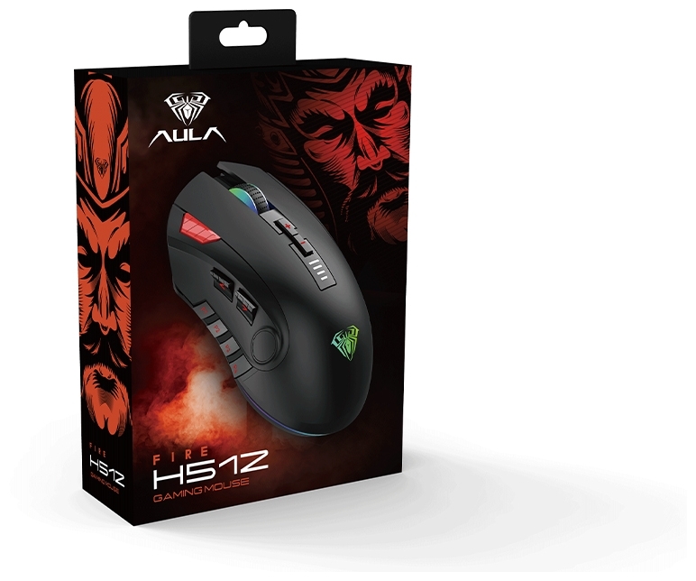 Мышь AULA H512 Gaming Optical Black Казахстан