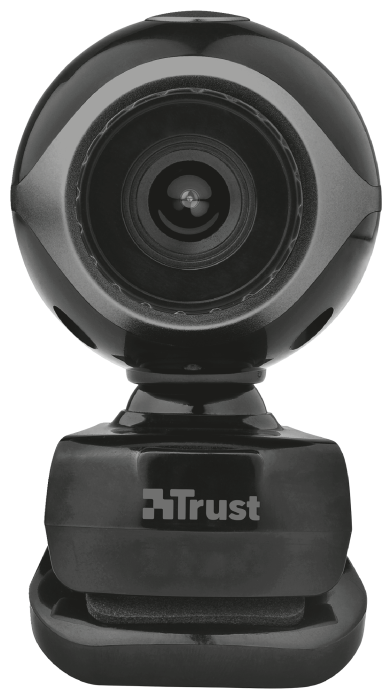 Фото Веб-камера TRUST Exis Webcam Black-Silver