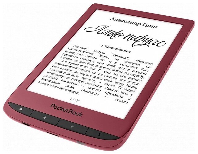 Фото Электронная книга PocketBook PB628-R-CIS Red