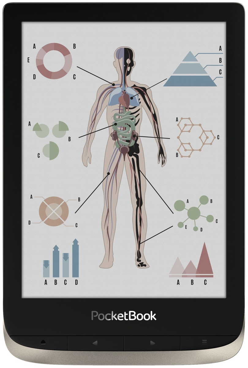 Фото Электронная книга PocketBook PB633-N-CIS Silver